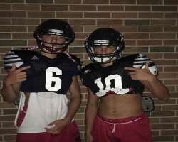 He grew up playing football and was in the team of his high school.